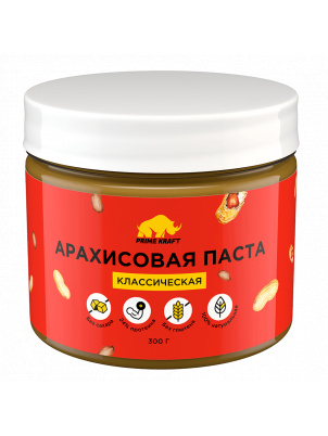 Prime Kraft Арахисовая паста Классическая 300g 300 г