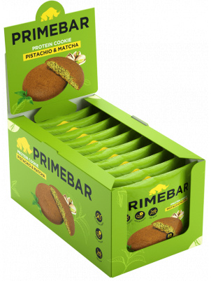 Prime Kraft Протеиновое печенье PrimeBar Фисташка и чай матча 10x35g
