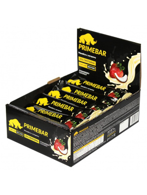 Prime Kraft Батончик  PRIMEBAR, клубника и кокос 15 шт х 40г 15 шт