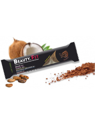 Beauty Fit Натуральные низкоуглеводные кокосовые пирожные с протеином 66гр Трюфель 66 г