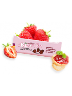 Beauty Fit Натуральный низкоуглеводный мармелад (Без сахара) 50гр Клубника 50 г