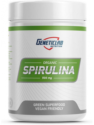 Geneticlab Organic Spirulina ( Спирулина) 500mg 200tab 200 таб.