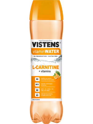 VISTENS Витаминизированная вода  c L-Карнитином 700мл  Апельсин,Лемонграсс