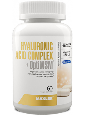 Maxler Hyaluronic Acid + Opti MSM 60 caps 60 капс
