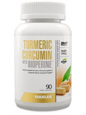 Maxler Curcumin Turmeric with Bioperine 90 vcaps 90 капсул