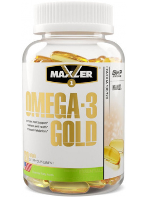 Maxler Omega-3 Gold 120 softgels 120 капс