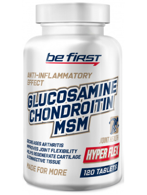 Be First Glucosamine Chondroitine + MSM Hyper Flex 120 tab