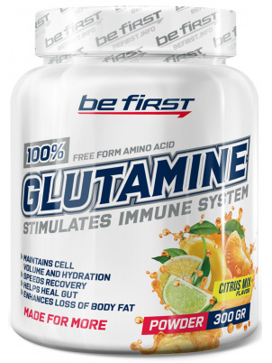 Be First Glutamine powder 300g 300 г
