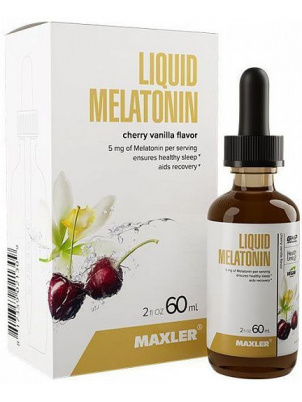 Maxler Liquid Melatonin 5mg  60ml  cherry-vanilla 60 мл