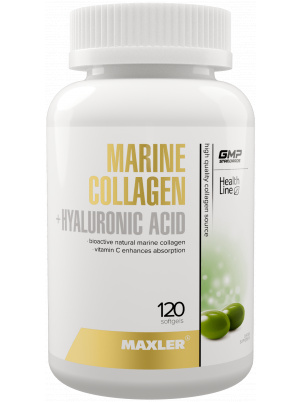 Maxler Marine Collagen Hyaluronic Acid Complex 120 softgels 120 капсул