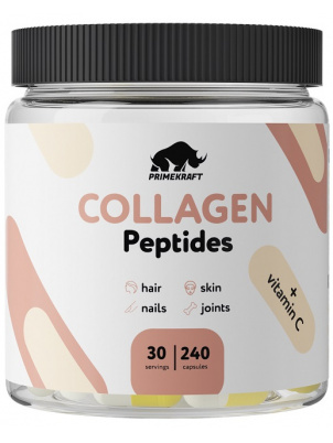 Prime Kraft Hydrolyzed Collagen Peptides 240cap 240 капсул