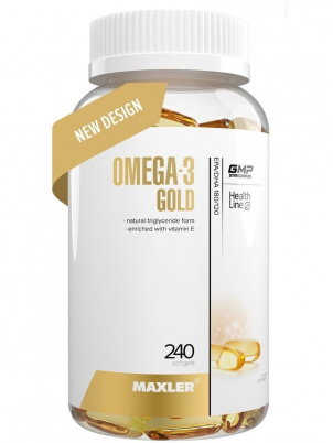 Maxler Omega-3 Gold 240 softgels 240 капс