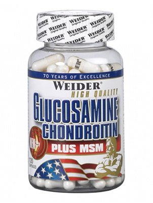 Weider Germany Glucosamine + Chondroitin plus MSM 120 cap 120 капсул