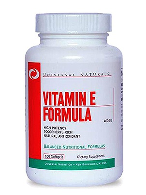 Universal Nutrition Vitamin E Formula 100 sftg 100 капсул