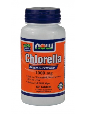 NOW  Chlorella 60 tab 60 таблеток