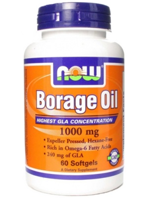NOW  Borage Oil 1000mg  60 cap 60 капс.