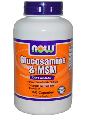 NOW  Glucosamine & MSM 180 cap 180 капс.