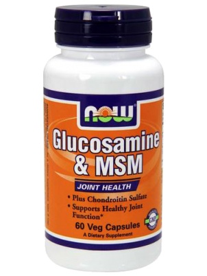 NOW  Glucosamine & MSM 60 cap 60 капс.
