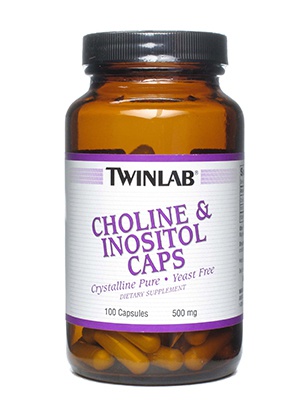 TwinLab Choline&Inositol 500mg 100 cap 100 капсул
