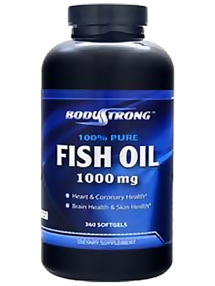Body Strong 100% Pure Fish Oil 1000mg 180 капс.
