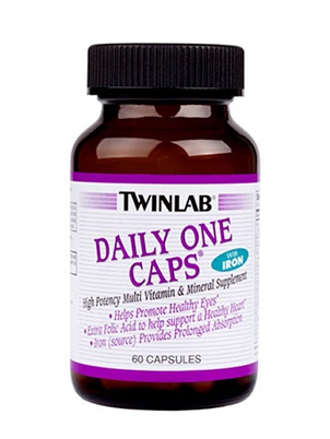 TwinLab Daily One Caps without Iron 90 cap 90 капсул