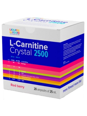 Liquid&Liquid L-Carnitine Crystal 2500 Box 20amp x 25ml 20 амп.