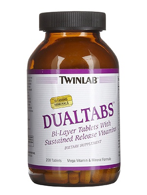 TwinLab Dualtabs Mega Vitamin & mineral formula 200 tab 200 таблеток