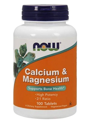 NOW  Calcium & Magnesium 100 tab 100 таб.
