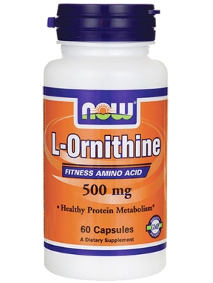 NOW  L-Ornithine 500mg 60 cap 60 капс.