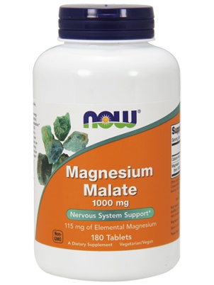 NOW  Magnesium Malate 1000mg 180 tab 180 таб.