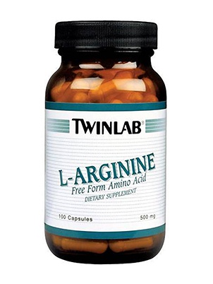 TwinLab L-Arginine 500mg 100 cap 100 капсул