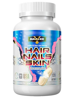 Maxler Hair, Nails and Skin Formula 120 tab 120 таблеток
