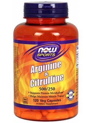 NOW  Arginine & Citrulline 120 cap