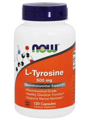 NOW  L-Tyrosine 500mg 120 cap 120 капс.