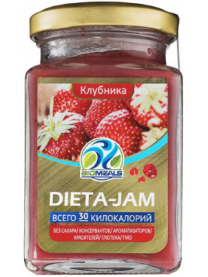 BioMeals Dieta-Jam, низкоуглеводный джем, без сахара 230g 230 гр.