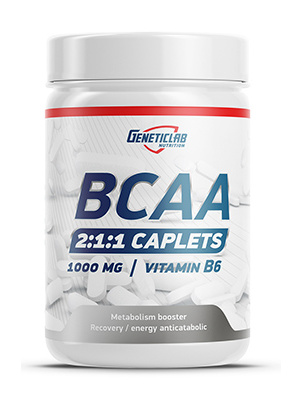 Geneticlab BCAA 2:1:1 + B6 1000mg 90 cap