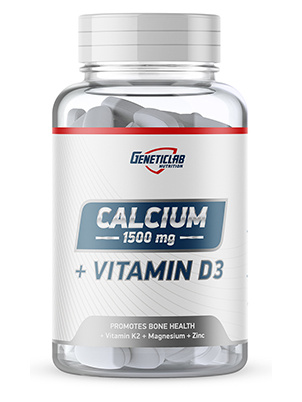 Geneticlab Calcium + D3 90 cap 90 таб