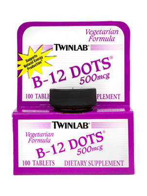 TwinLab B-12 Dots 100 tab 100 таблеток