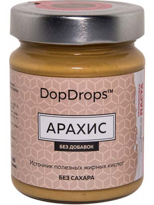 DopDrops Арахисовая паста c протеином 265g 265 г