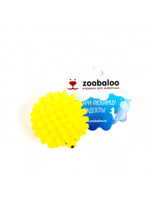 Zoobaloo Еж резиновый с пищалкой маленький 5 см, упаковка12шт, арт. 3230 упаковка, 12 штук