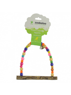 Zoobaloo Качели Африка для средних птиц 18х15см, арт.577 
