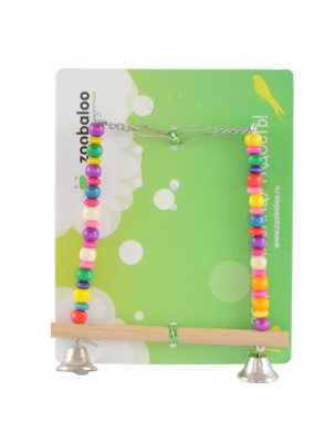 Zoobaloo Качели для птиц Африка с двумя карабинами 15х12см, арт.573 