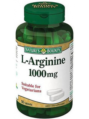Natures Bounty L-Arginine 1000mg 50 таб
