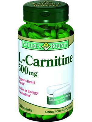 Natures Bounty L-Карнитин 500 мг 30 капс 30 таб