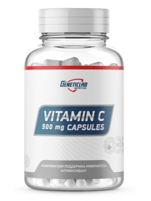 Geneticlab Vitamin C 500 mg 60 cap 60 капс