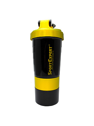 Sport Expert Шейкер с таблетницей 500ml  500 мл