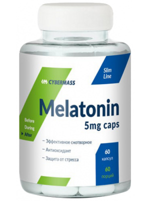 Cybermass Melatonin 5mg 60 cap 60 капс
