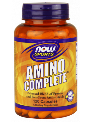 NOW  Amino Complete 120 cap 120 капсул