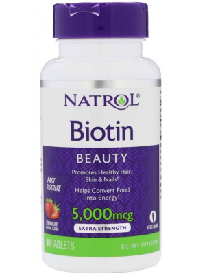 Natrol Biotin 5000 mcg 100 таб.