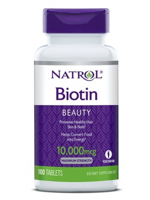 Natrol Biotin 10000mcg 100 tab 100 таб.